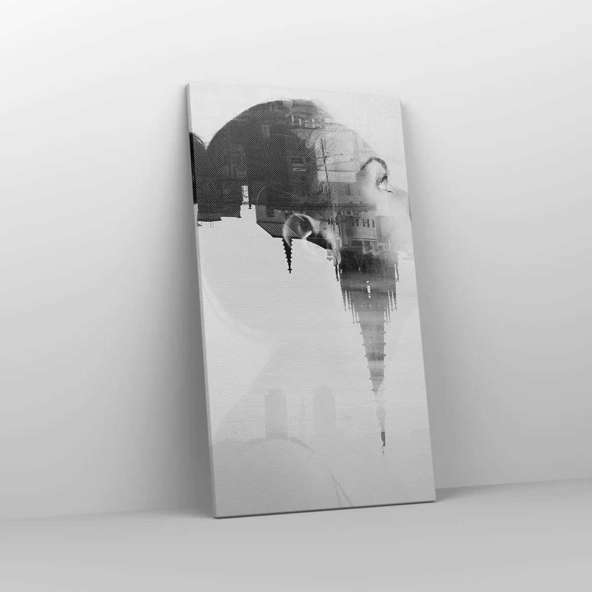 Canvastavla - Bild på duk - På rutans båda sidor - 45x80 cm