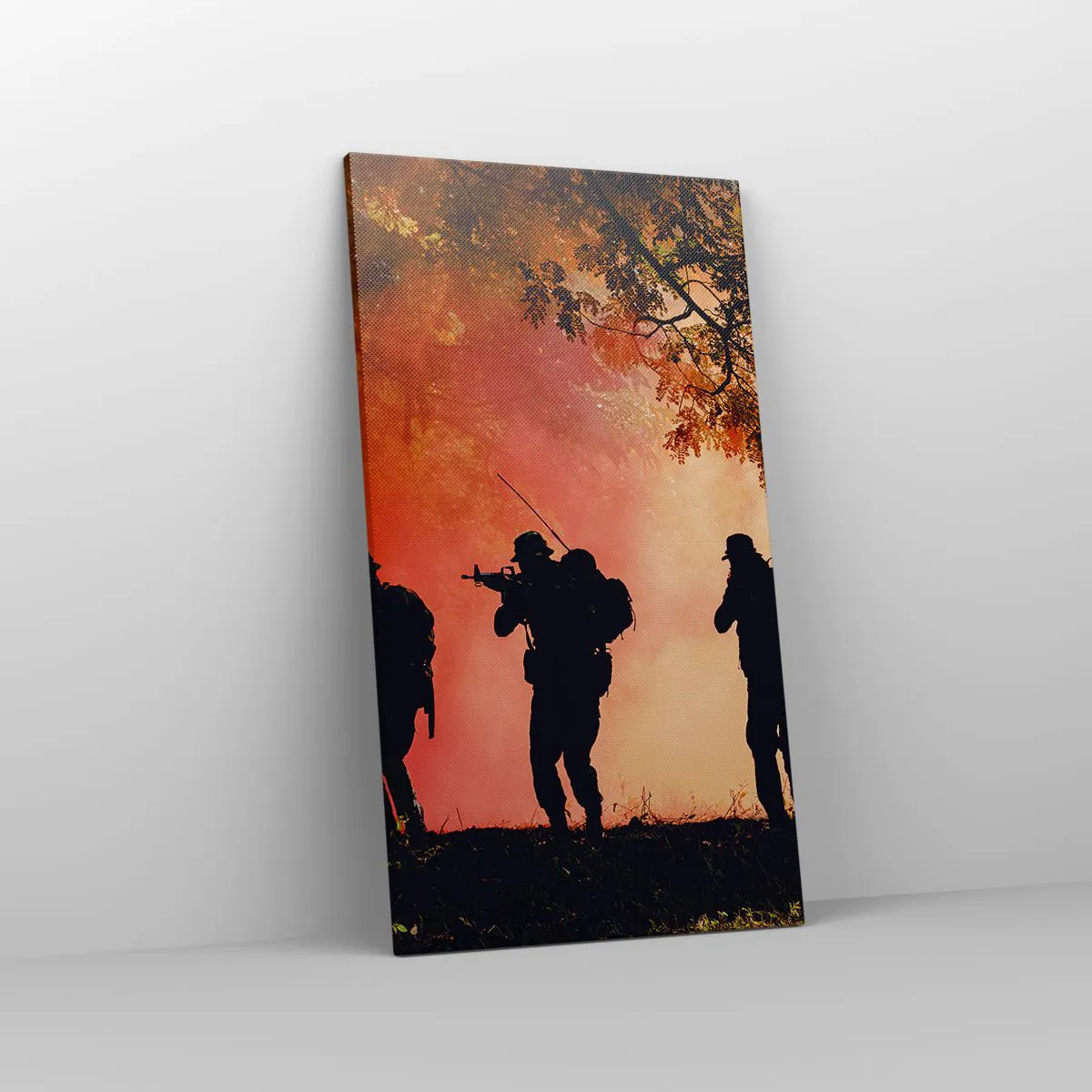 Schilderen op canvas - … Allen voor een. - 45x80 cm