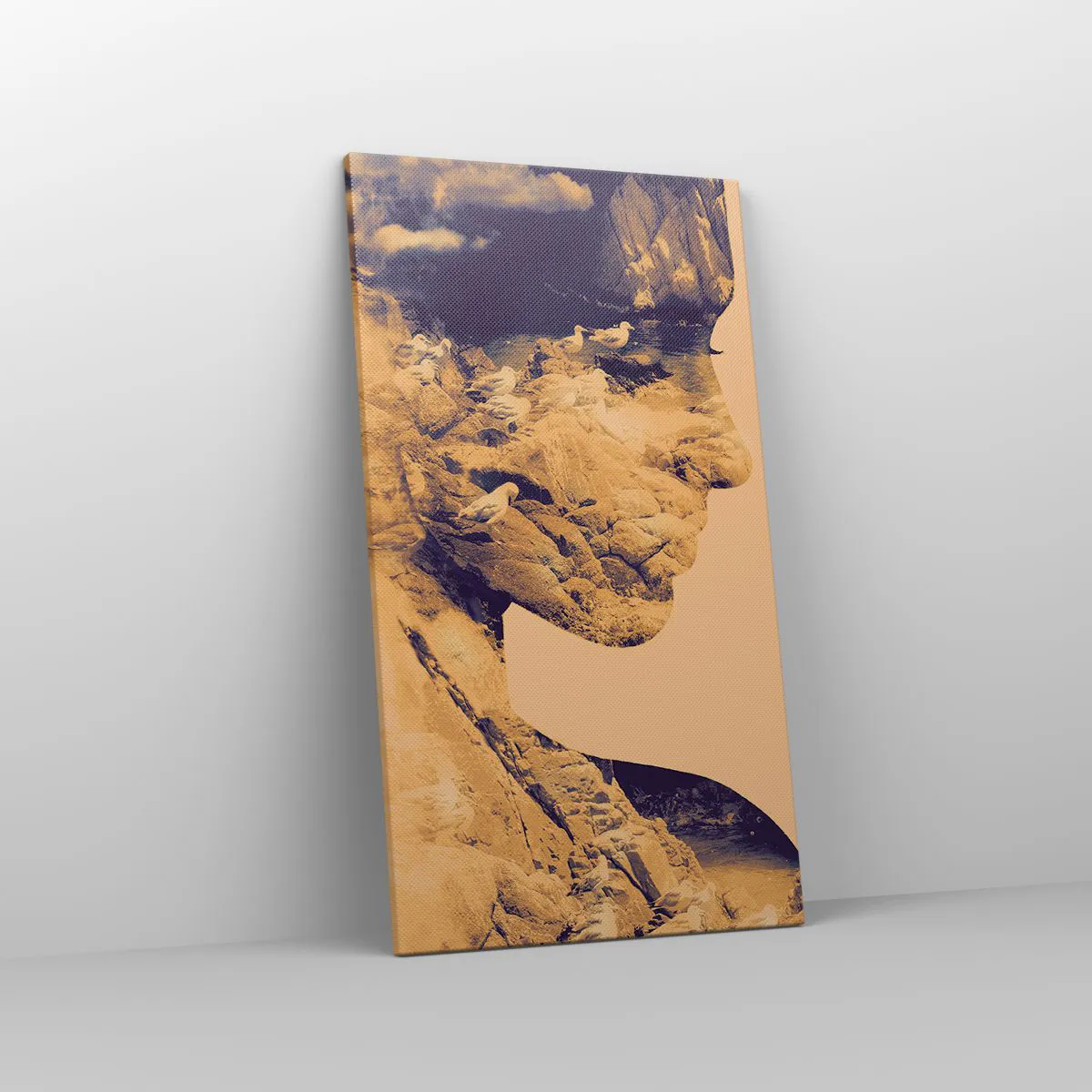 Quadro em tela - Linda por natureza - 45x80 cm