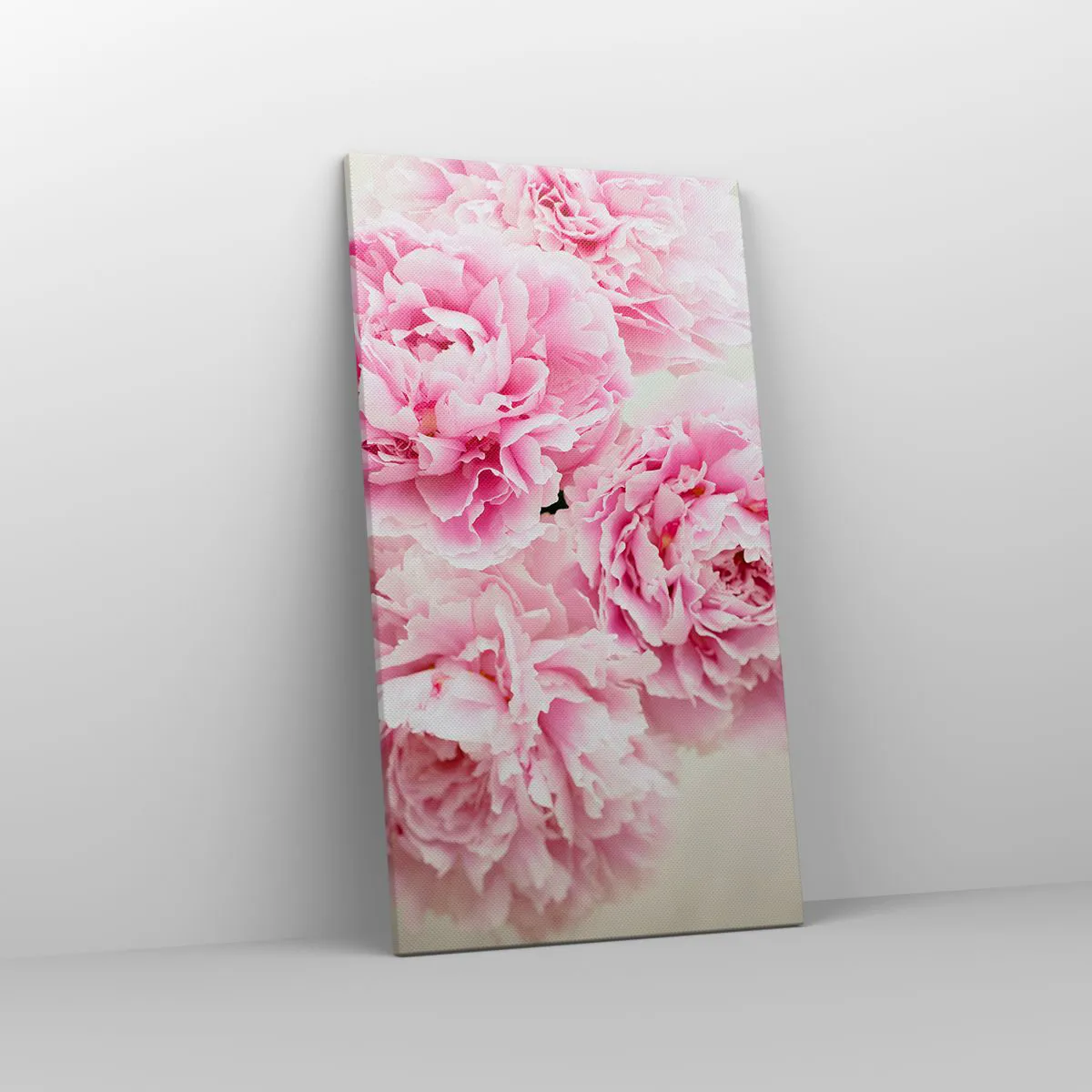 Lærredstryk - Billede på lærred - I lyserød glamour - 45x80 cm