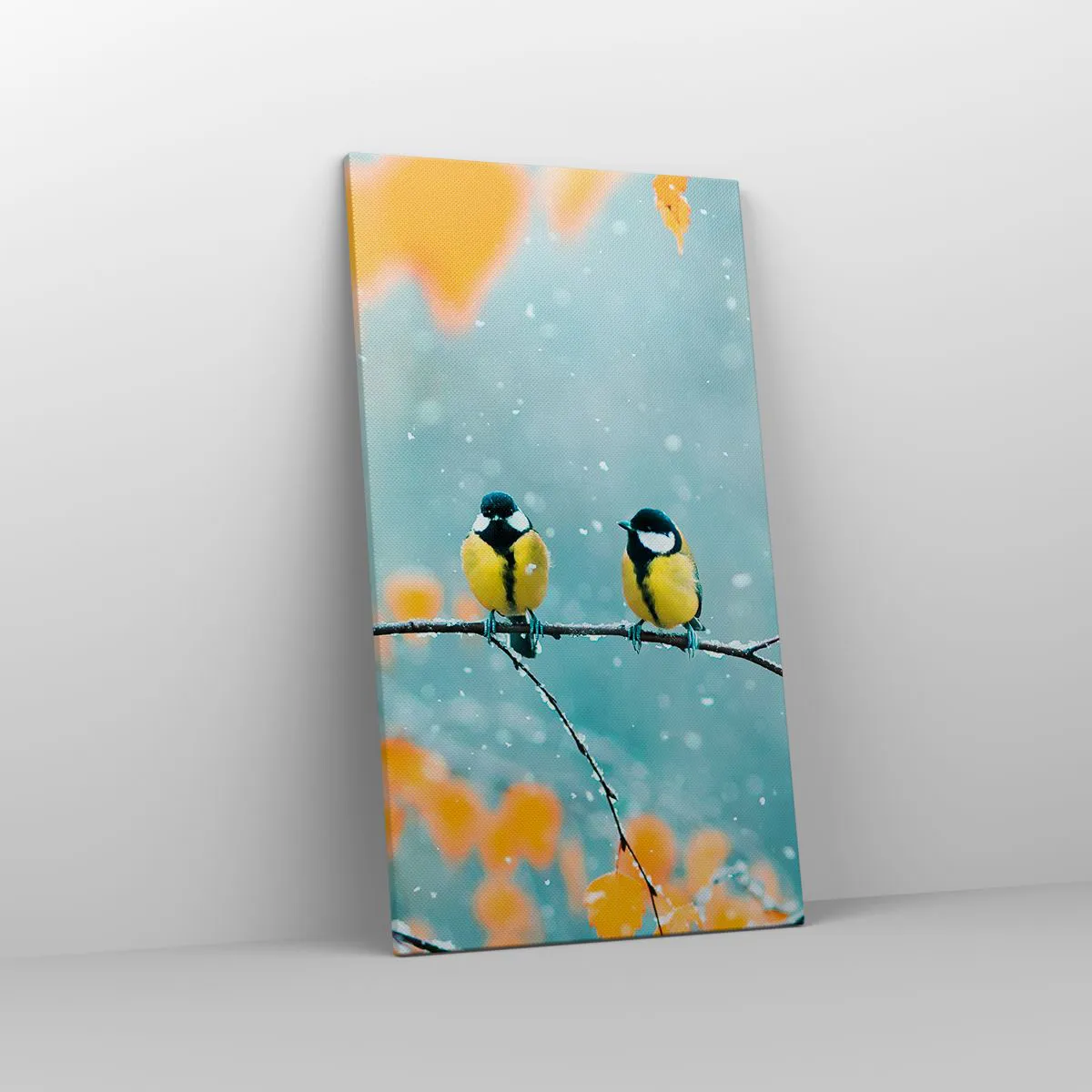 Vászonkép - Madárpletykák - 45x80 cm