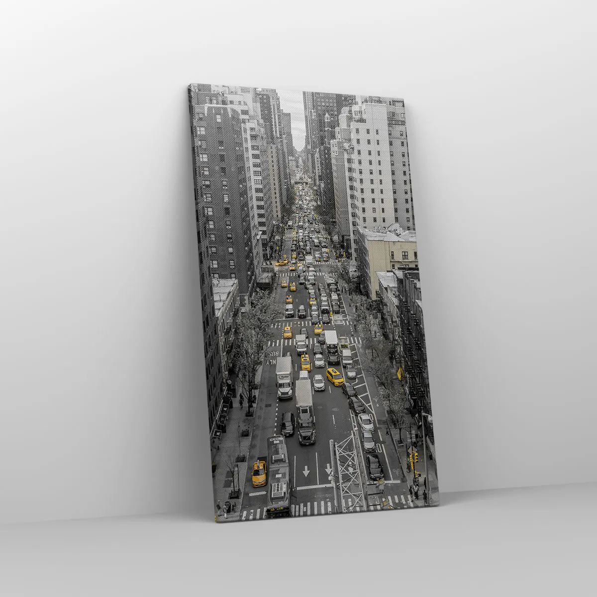 Obraz na plátne - Život New Yorku - 45x80 cm