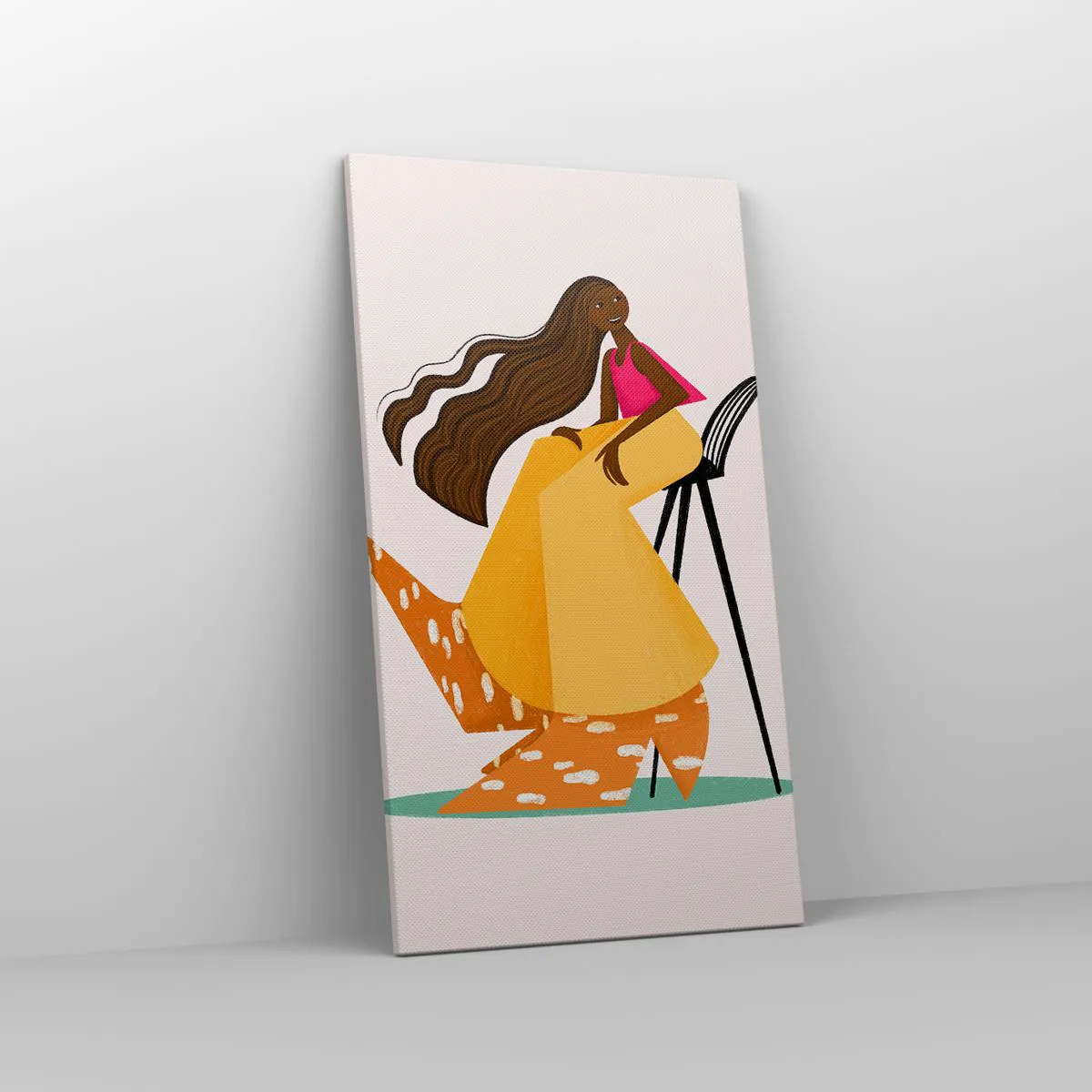 Cuadro sobre lienzo - Impresión de Imagen - La moda también es divertida - 45x80 cm