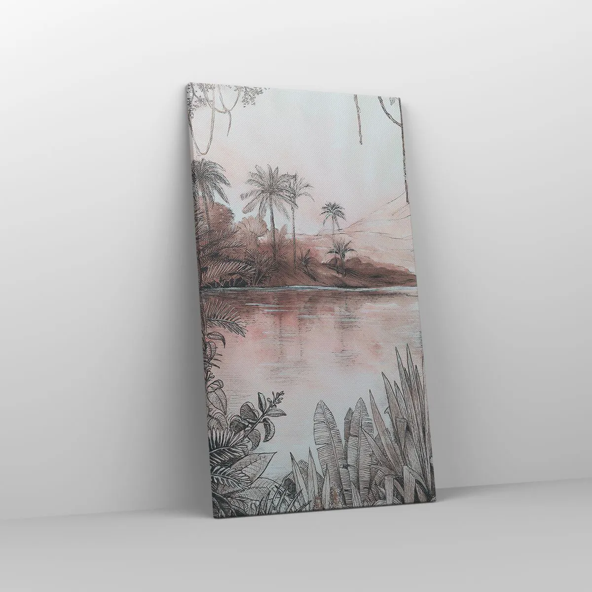 Impression sur toile - Image sur toile - Journal d'un explorateur du XIXe siècle - 45x80 cm