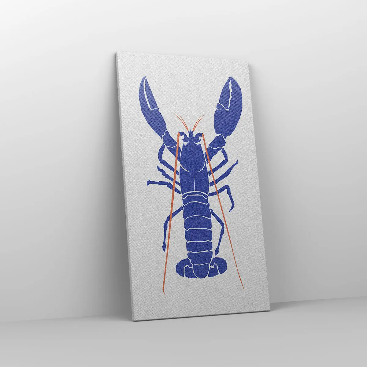 Lærredstryk - Billede på lærred - Hummer udsøgt i granatæble - 45x80 cm