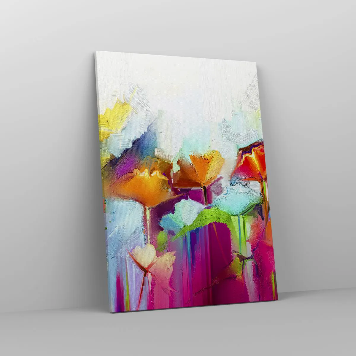 Tablou pe pânză - Curcubeul înflorit - 50x70 cm