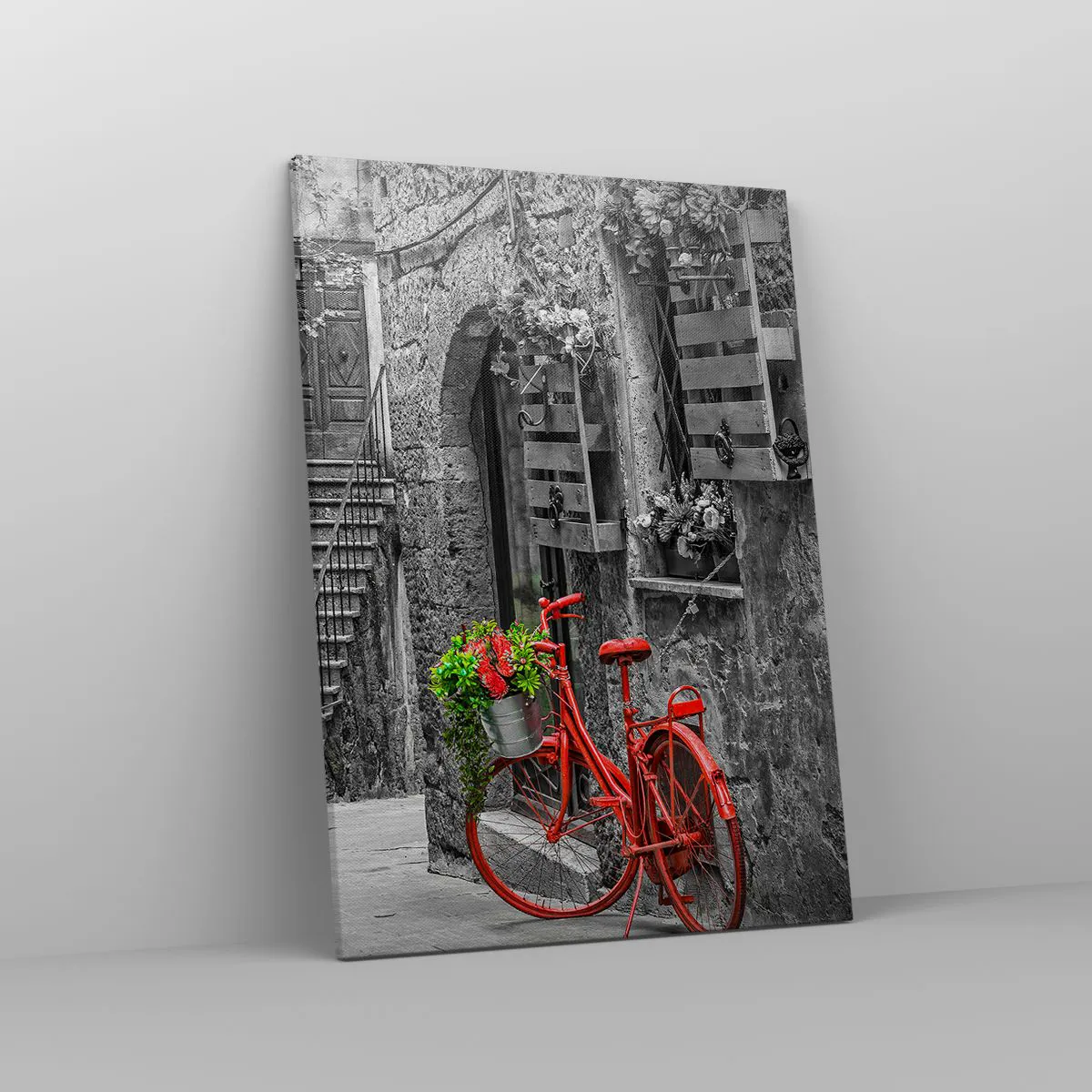 Obraz na plátně - Toskánská ulička - 50x70 cm