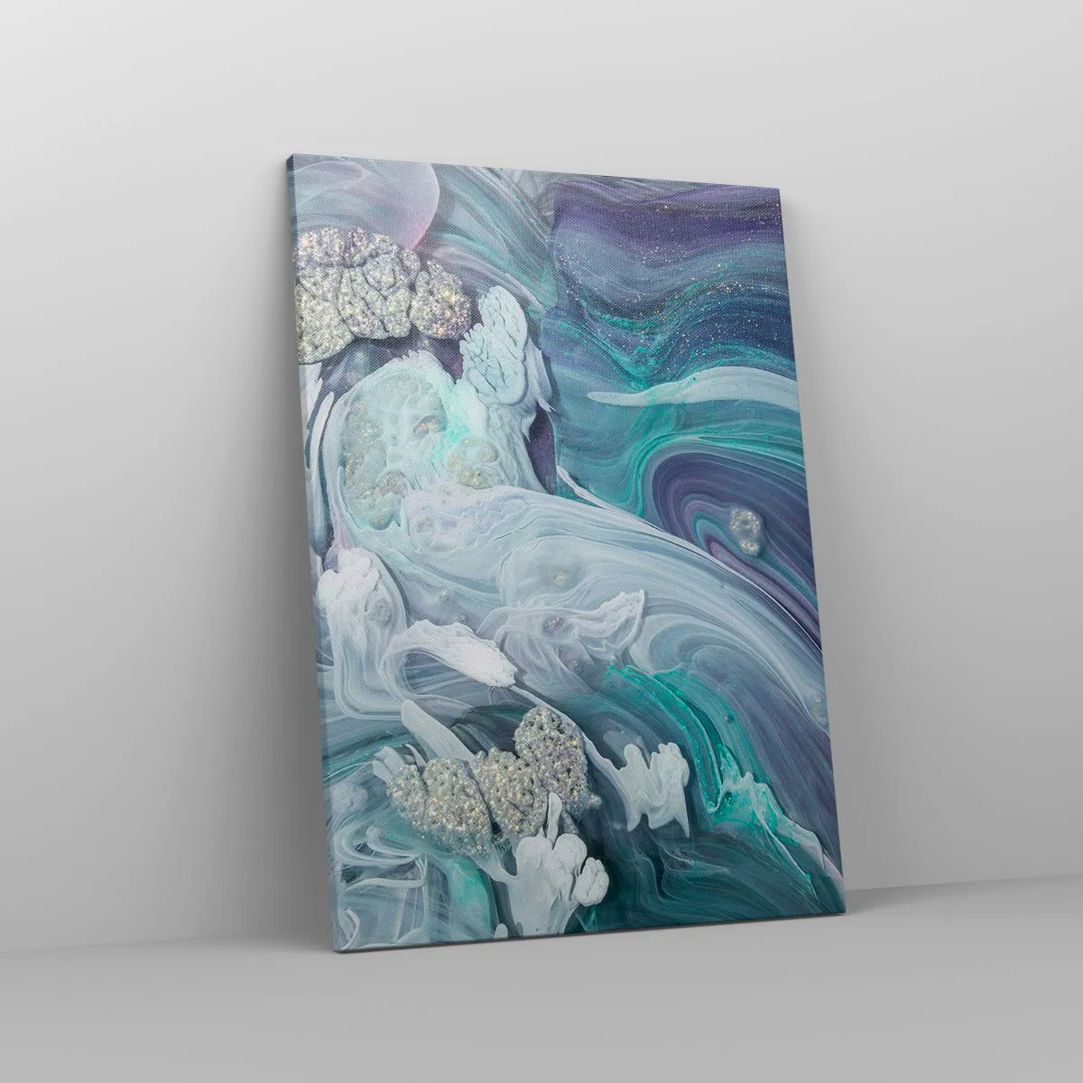 Canvas picture - Currents of Blue - 50x70 cm