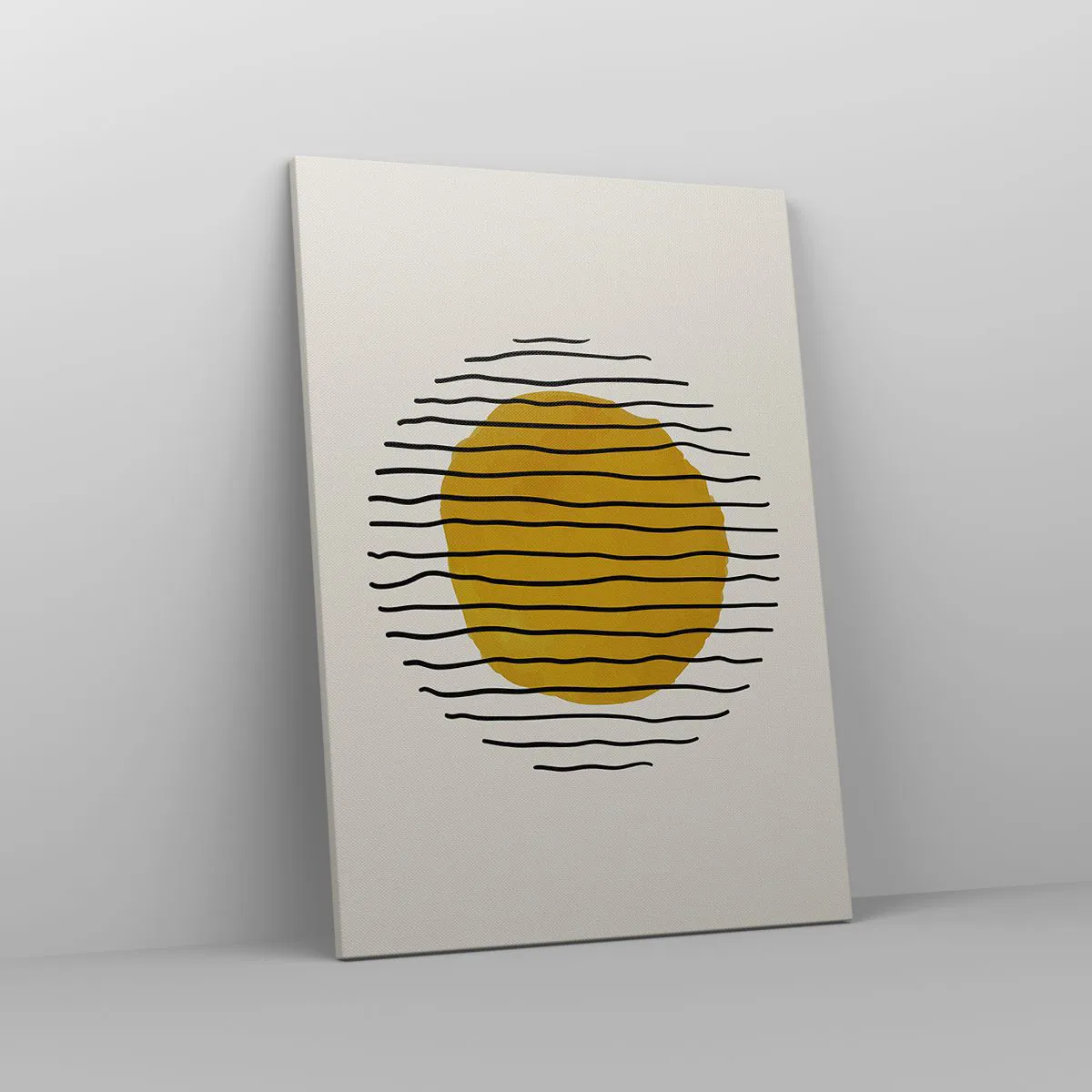 Quadro em tela - Abstração a tremer com o calor - 50x70 cm