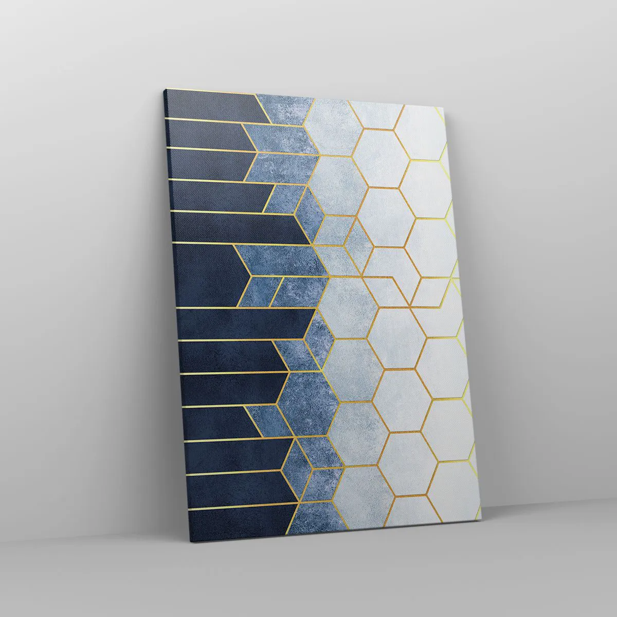 Schilderen op canvas - Compositie in een gesyncopeerd ritme - 50x70 cm