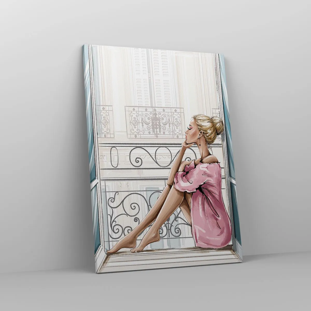 Tablou pe pânză Canvas - Dimineață pariziană - 50x70 cm