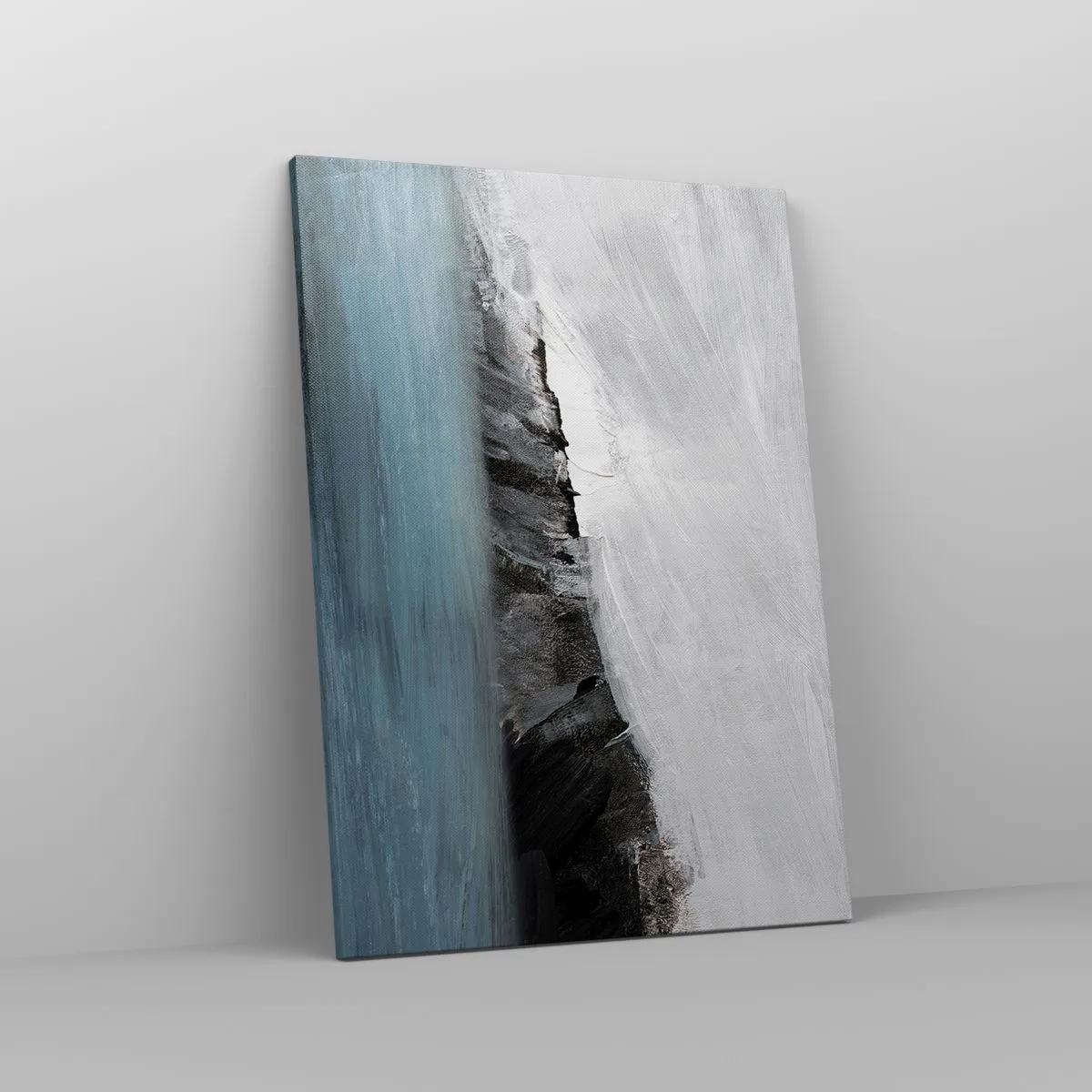 Canvas picture - Water-Earth: Clash of Elements - 50x70 cm