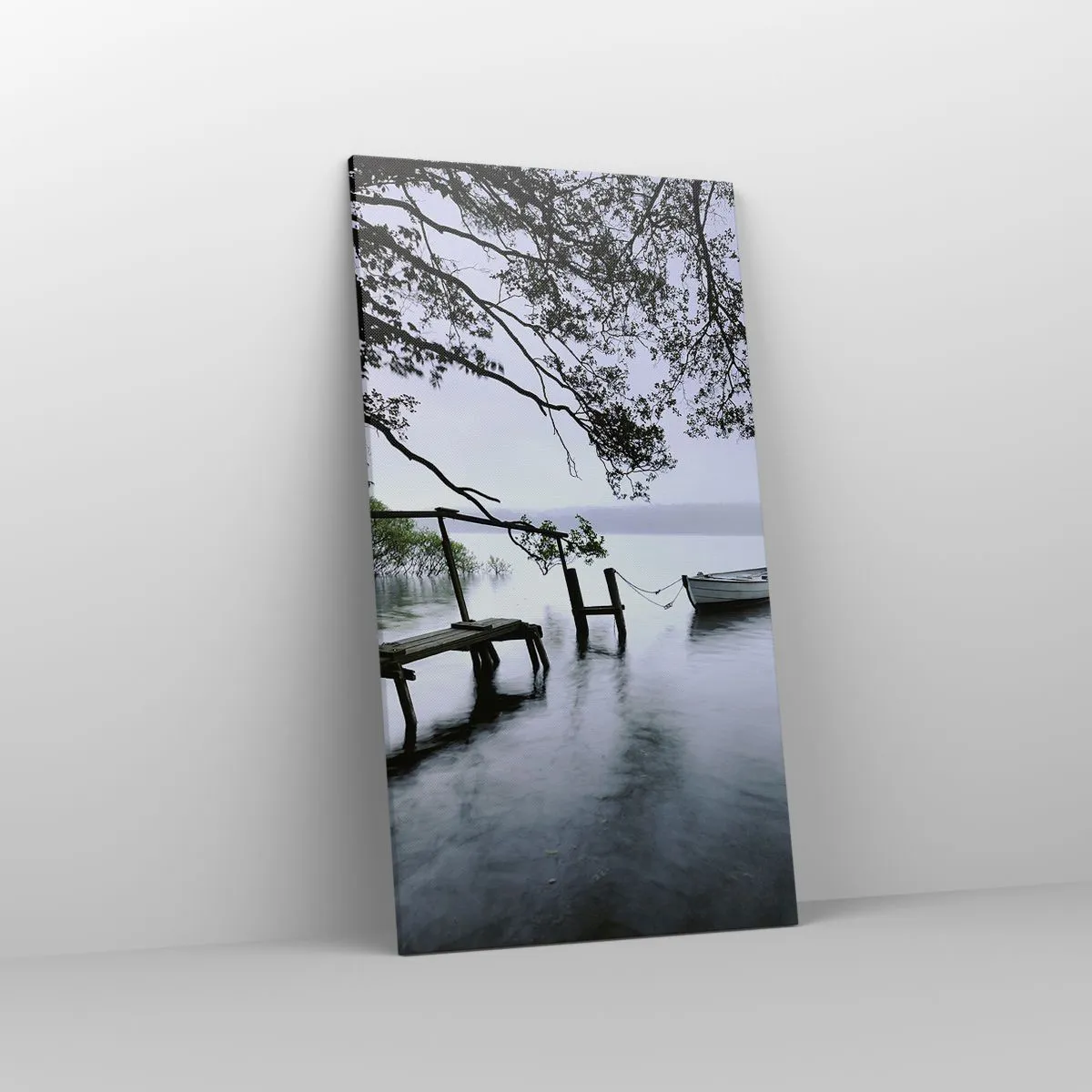 Lærredstryk - Billede på lærred - Du hviler allerede - 55x100 cm