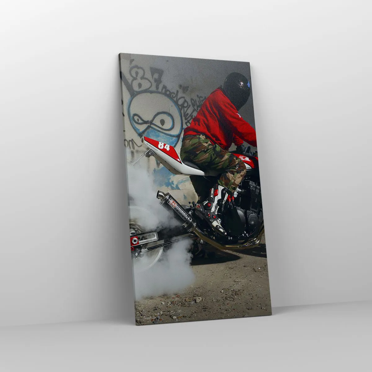 Impression sur toile - Image sur toile - Pourchassez moi! - 55x100 cm