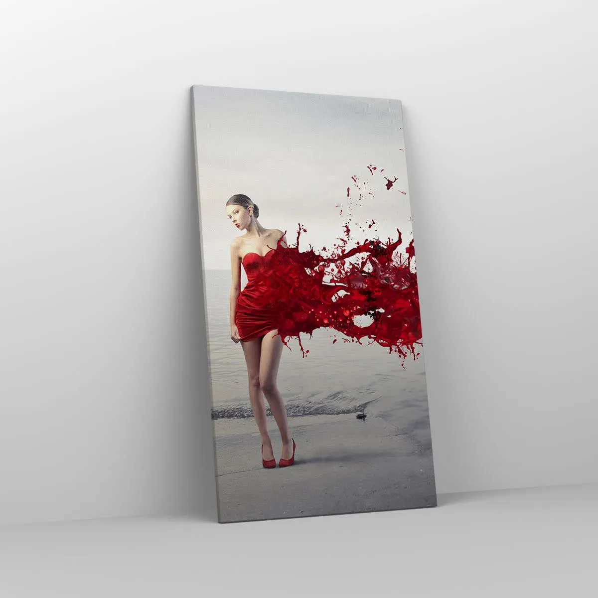 Impression sur toile - Image sur toile - Passionné comme l'écarlate - 55x100 cm