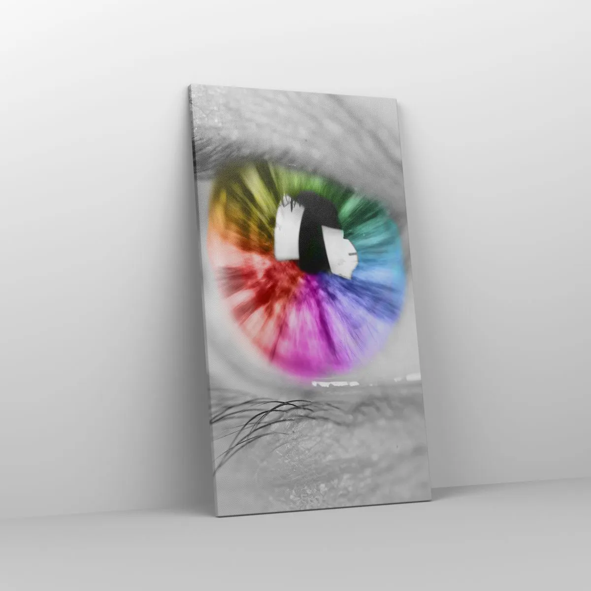 Canvas picture - See the World through Coloured Glasses - 55x100 cm