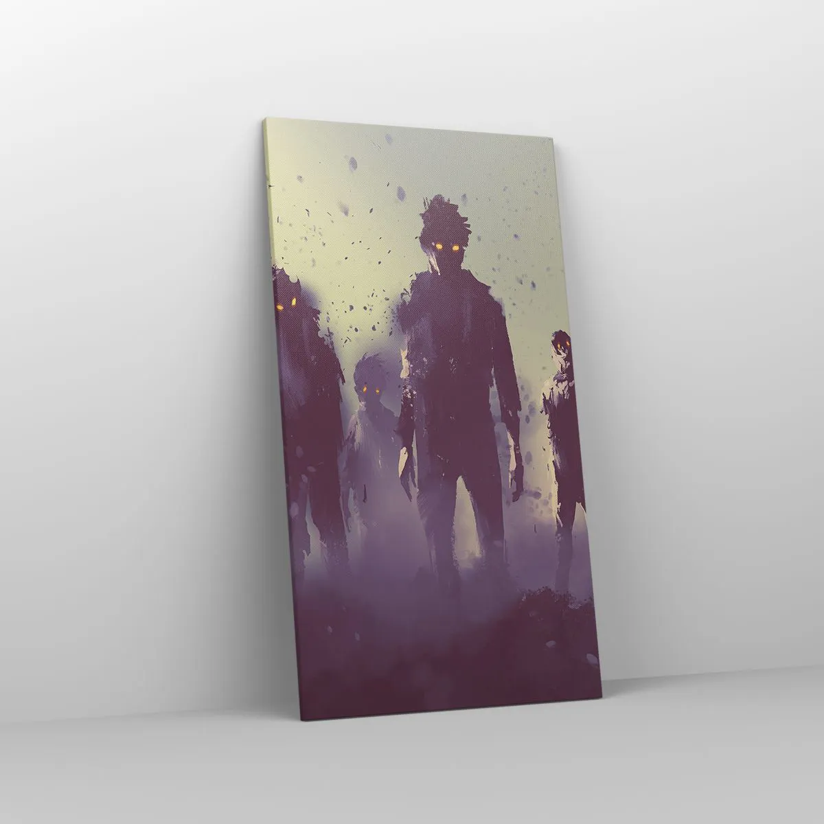 Impression sur toile - Image sur toile - Fais attention! Ils arrivent - 55x100 cm