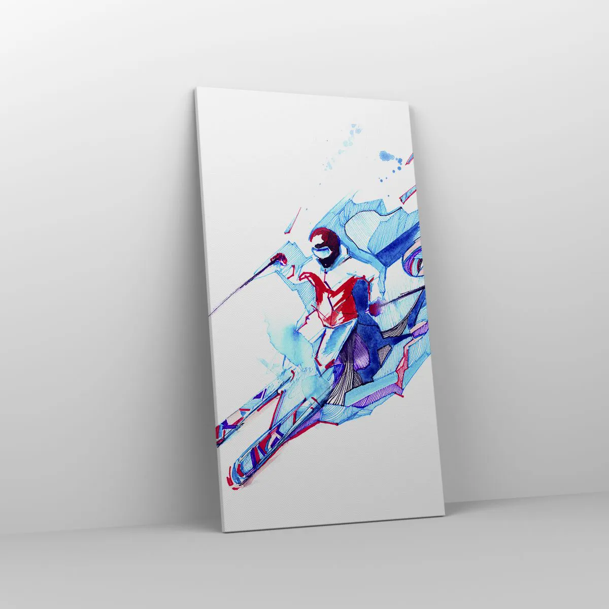 Obraz na plátně - Šílený spěch k radosti - 55x100 cm