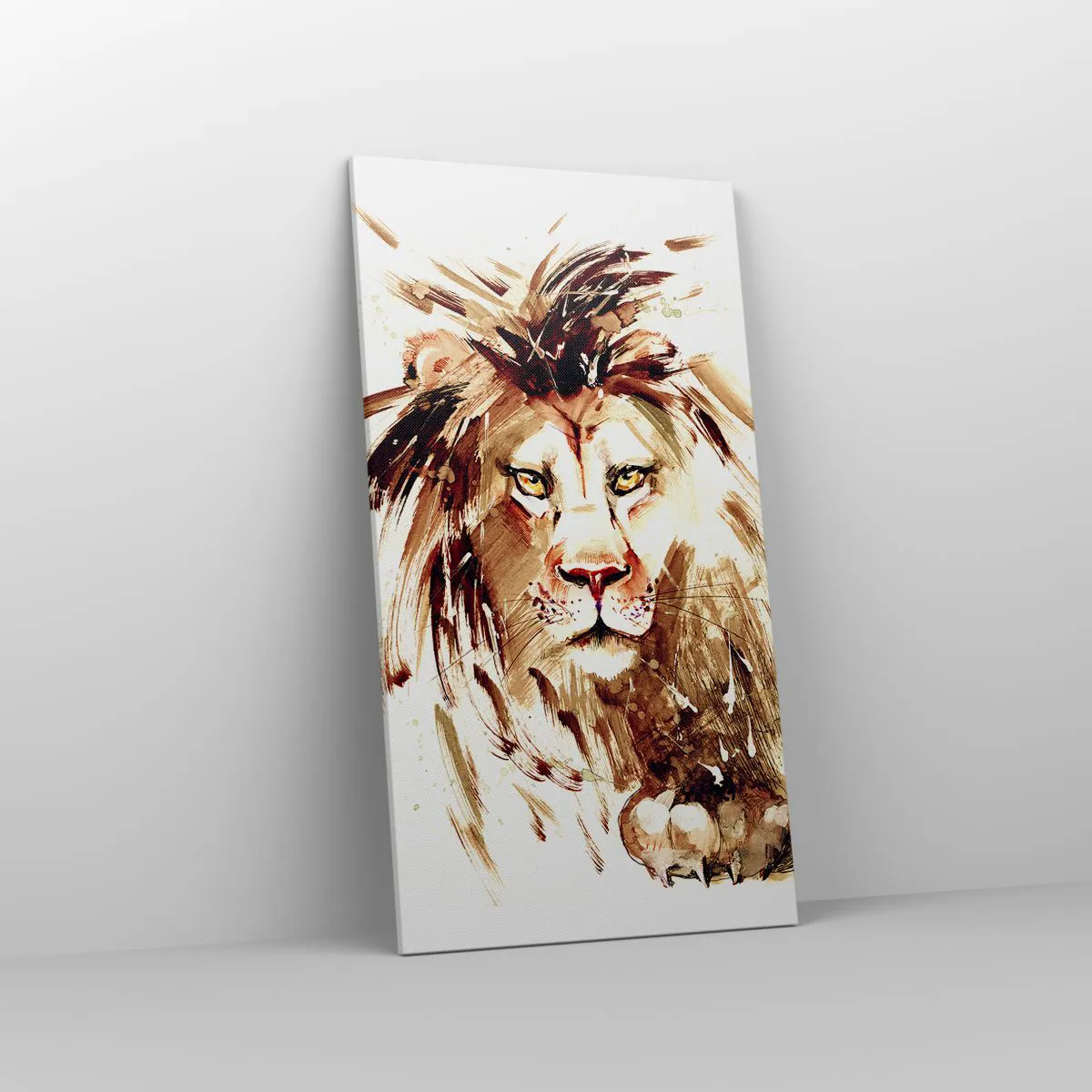 Lærredstryk - Billede på lærred - Styrke og værdighed - 55x100 cm