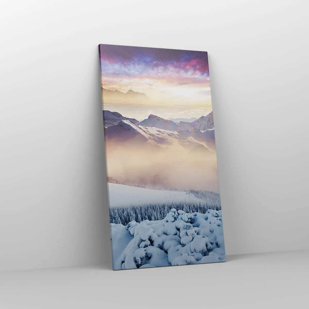Canvas picture - Power and Purity of Nature - 55x100 cm
