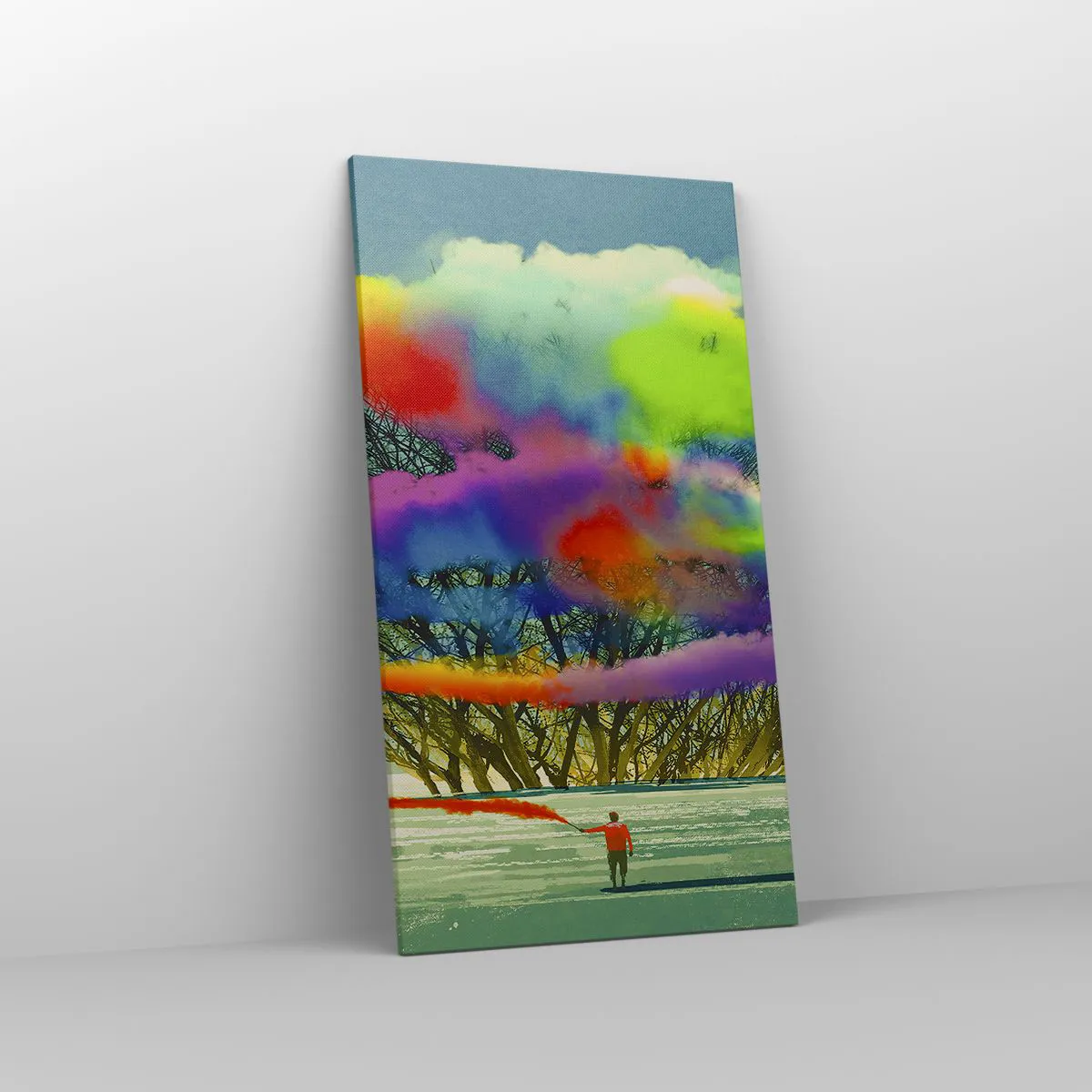 Obraz na plátne - Oživiť tento svet - 55x100 cm