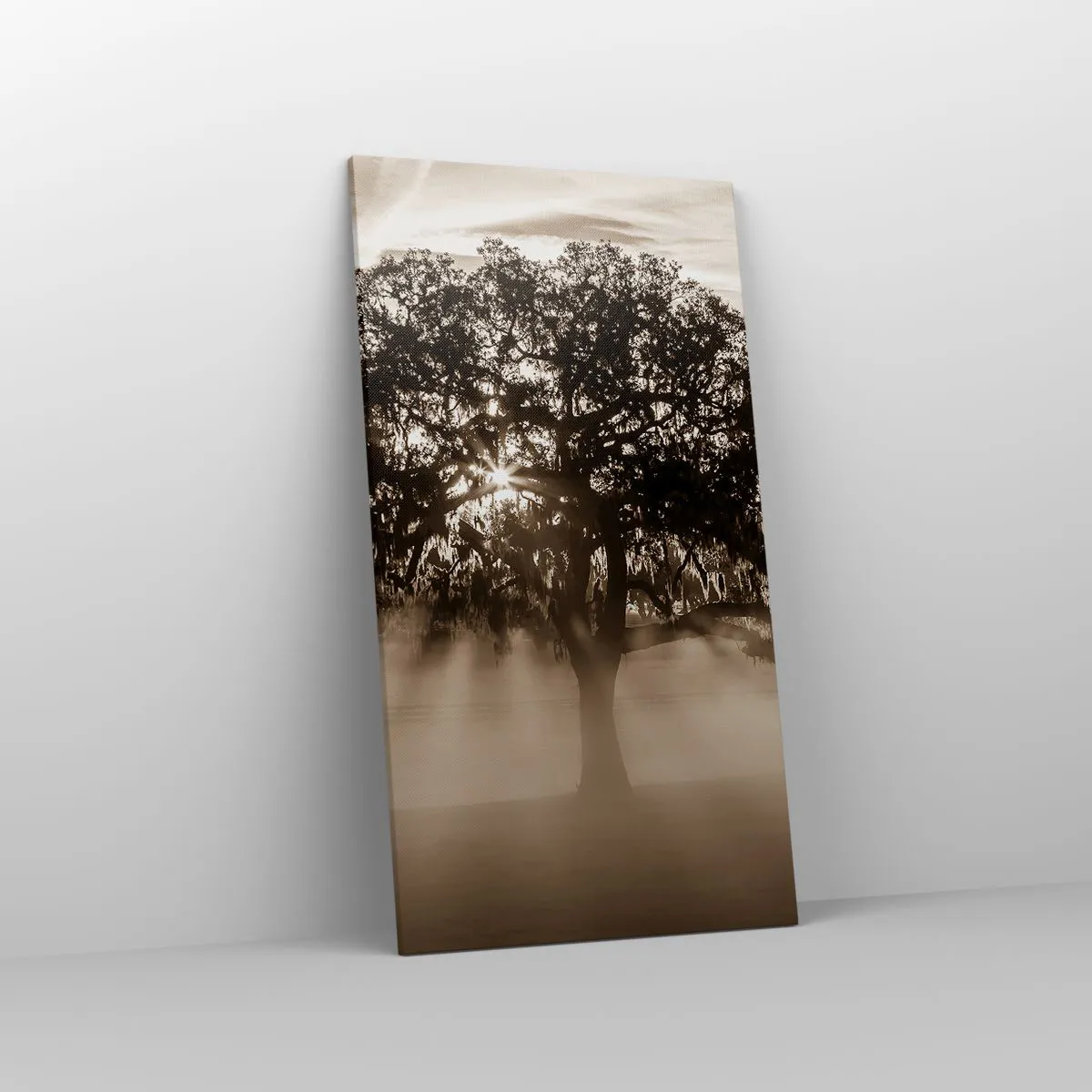 Obraz na płótnie - Drzewo wiadomości samego dobrego - 55x100 cm