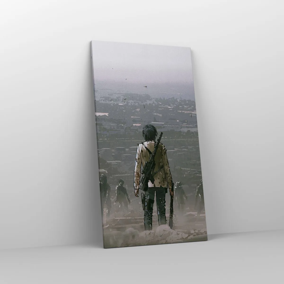 Lærredstryk - Billede på lærred - Den sidste retfærdige person? - 55x100 cm