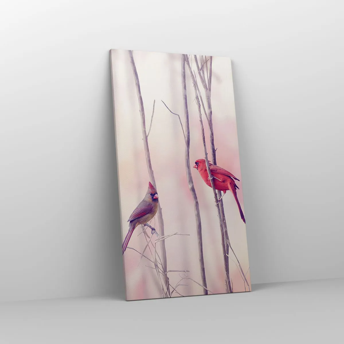 Cuadro sobre lienzo - Impresión de Imagen - Historia de un bosque rosa - 55x100 cm