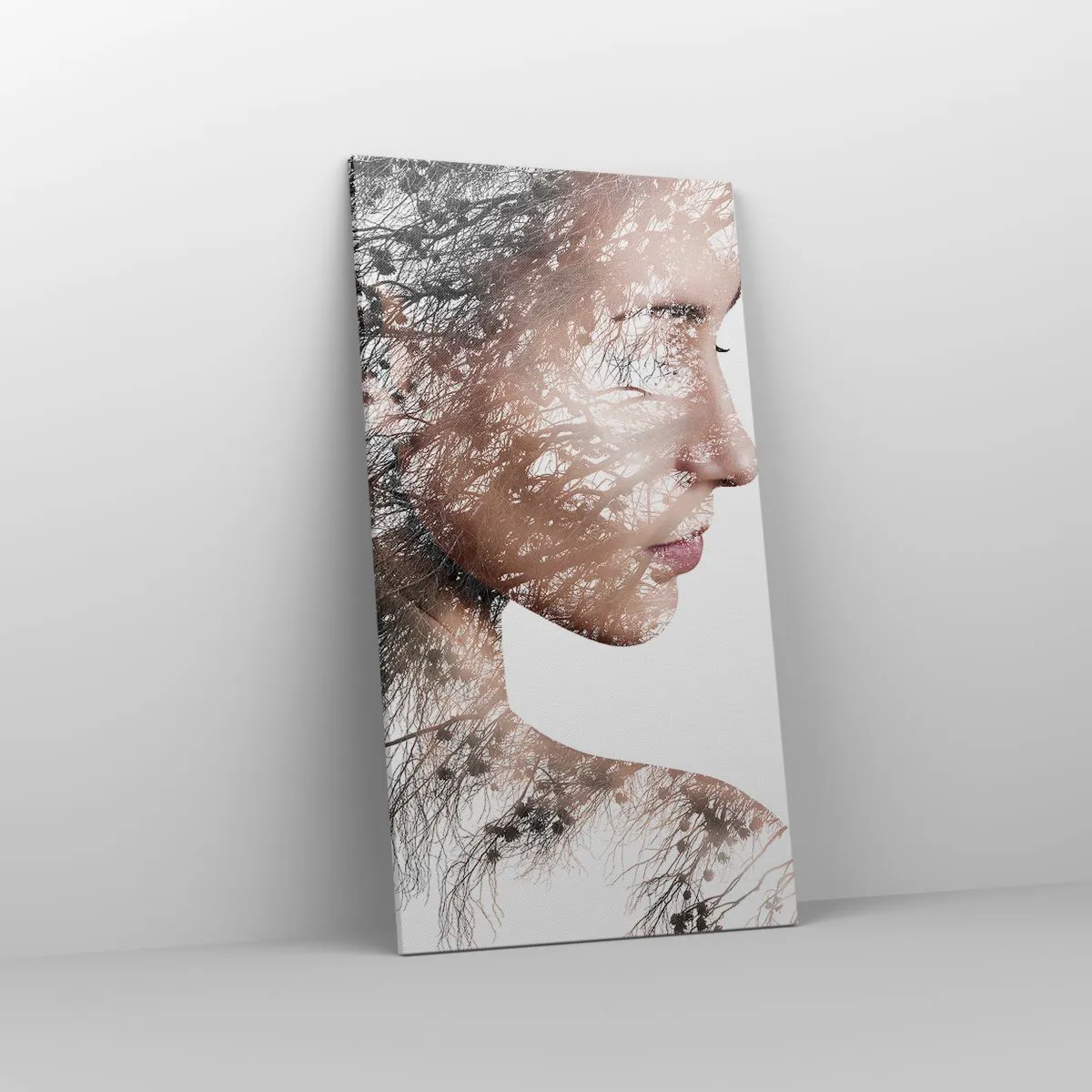 Cuadro sobre lienzo - Impresión de Imagen - Espíritu del bosque - 55x100 cm