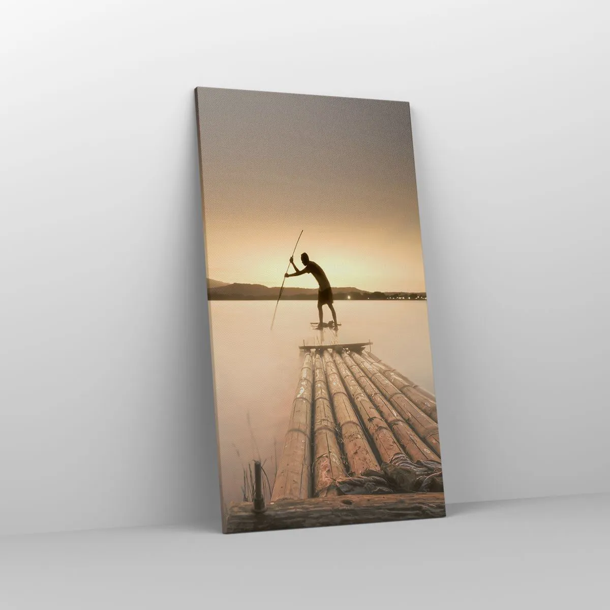 Impression sur toile - Image sur toile - Avant la fin du jour - 55x100 cm