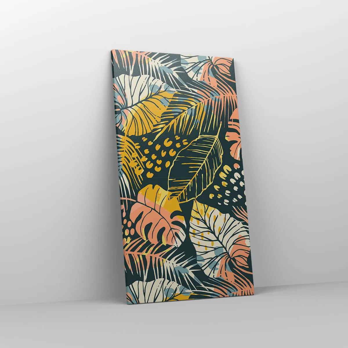 Cuadro sobre lienzo - Impresión de Imagen - Una frondosa fantasía - 55x100 cm