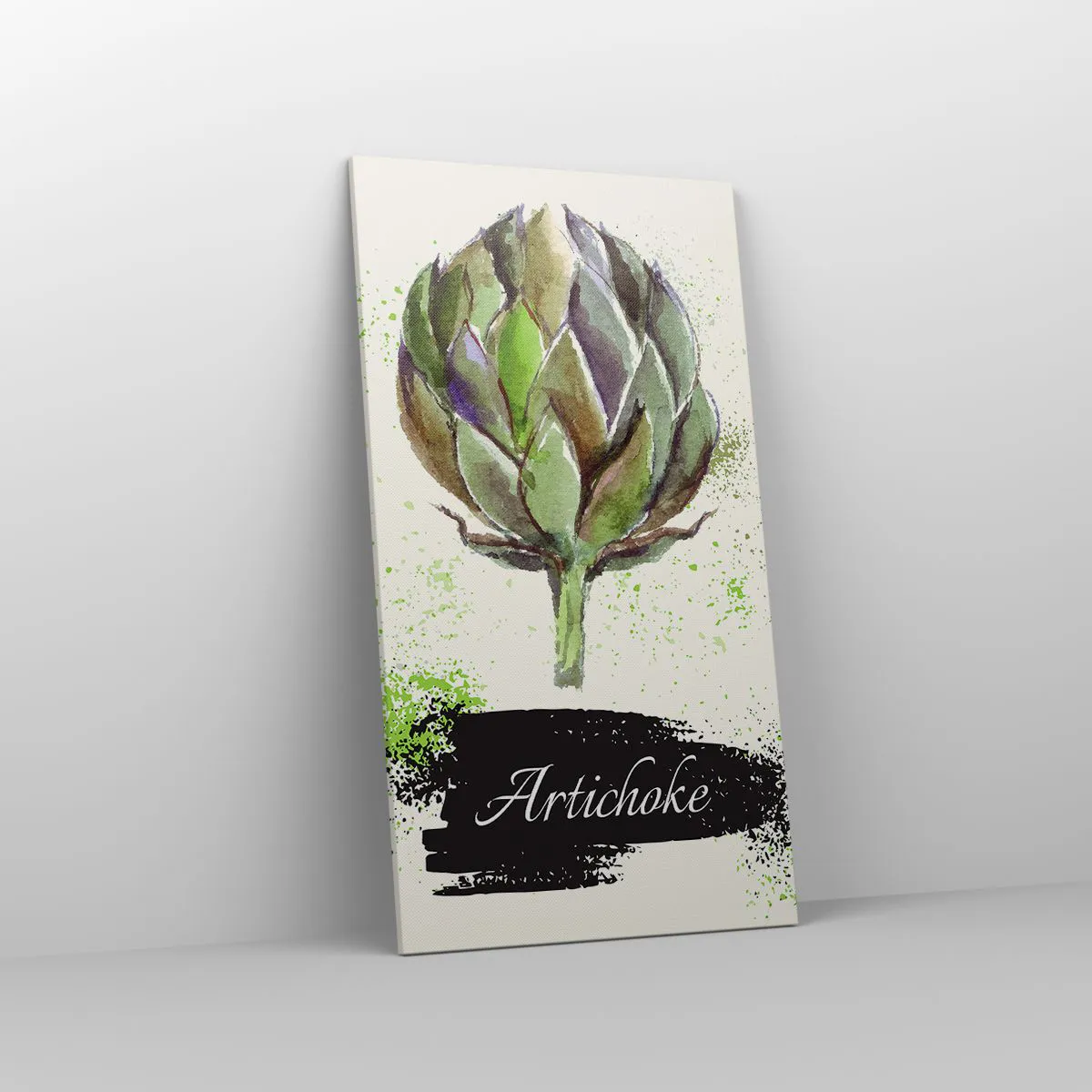 Lærredstryk - Billede på lærred - Eviva grøntsager! - 55x100 cm