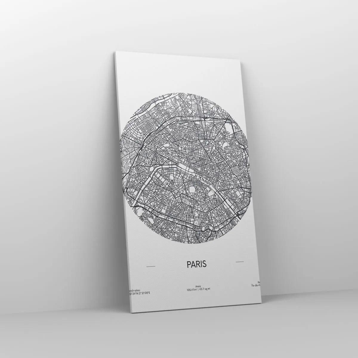 Vászonkép - Párizs anatómiája - 55x100 cm