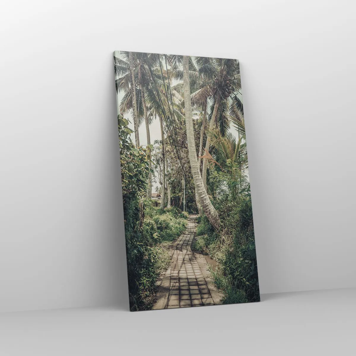 Schilderen op canvas - Palmsteeg - 55x100 cm