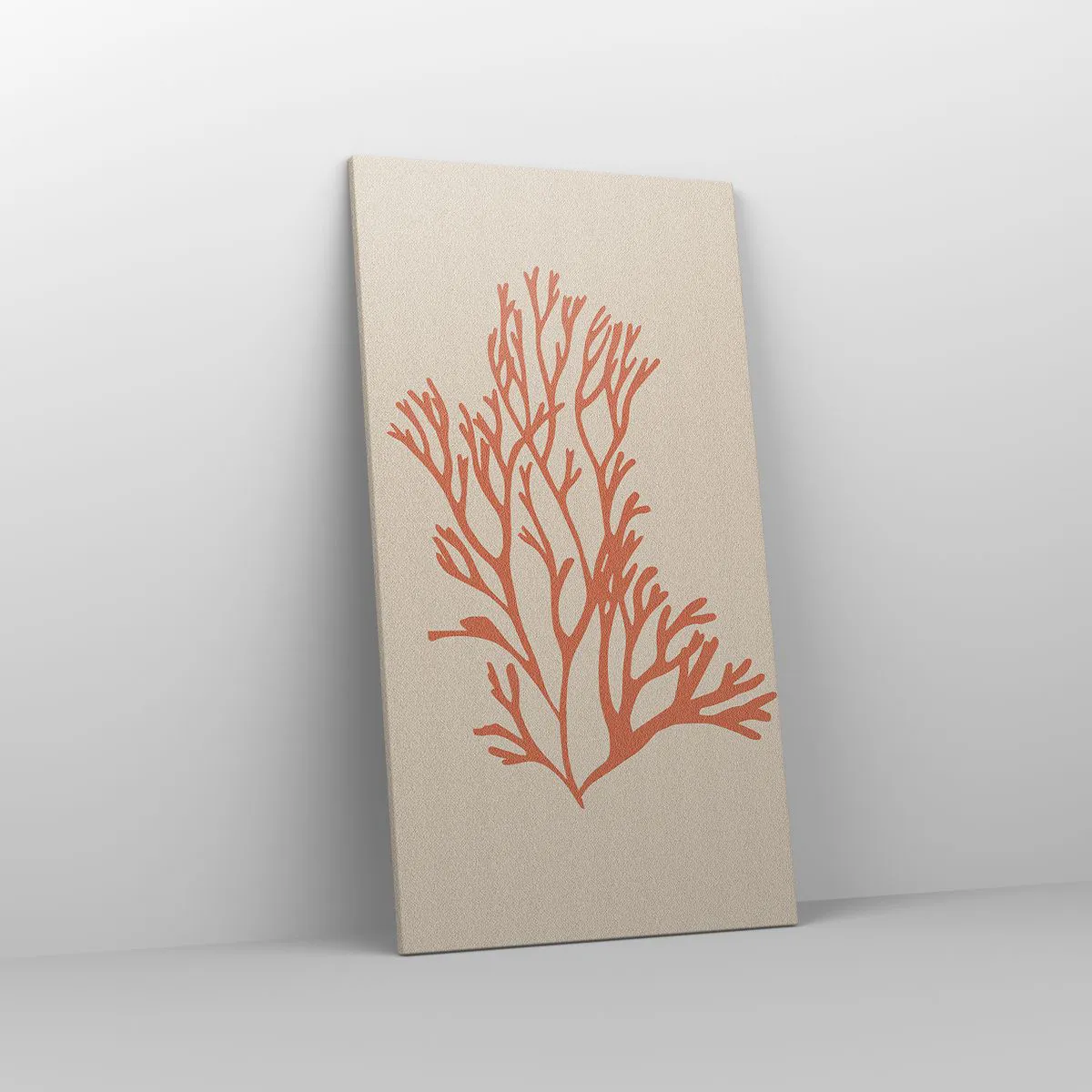 Impression sur toile - Image sur toile - Filigrane de corail - 55x100 cm