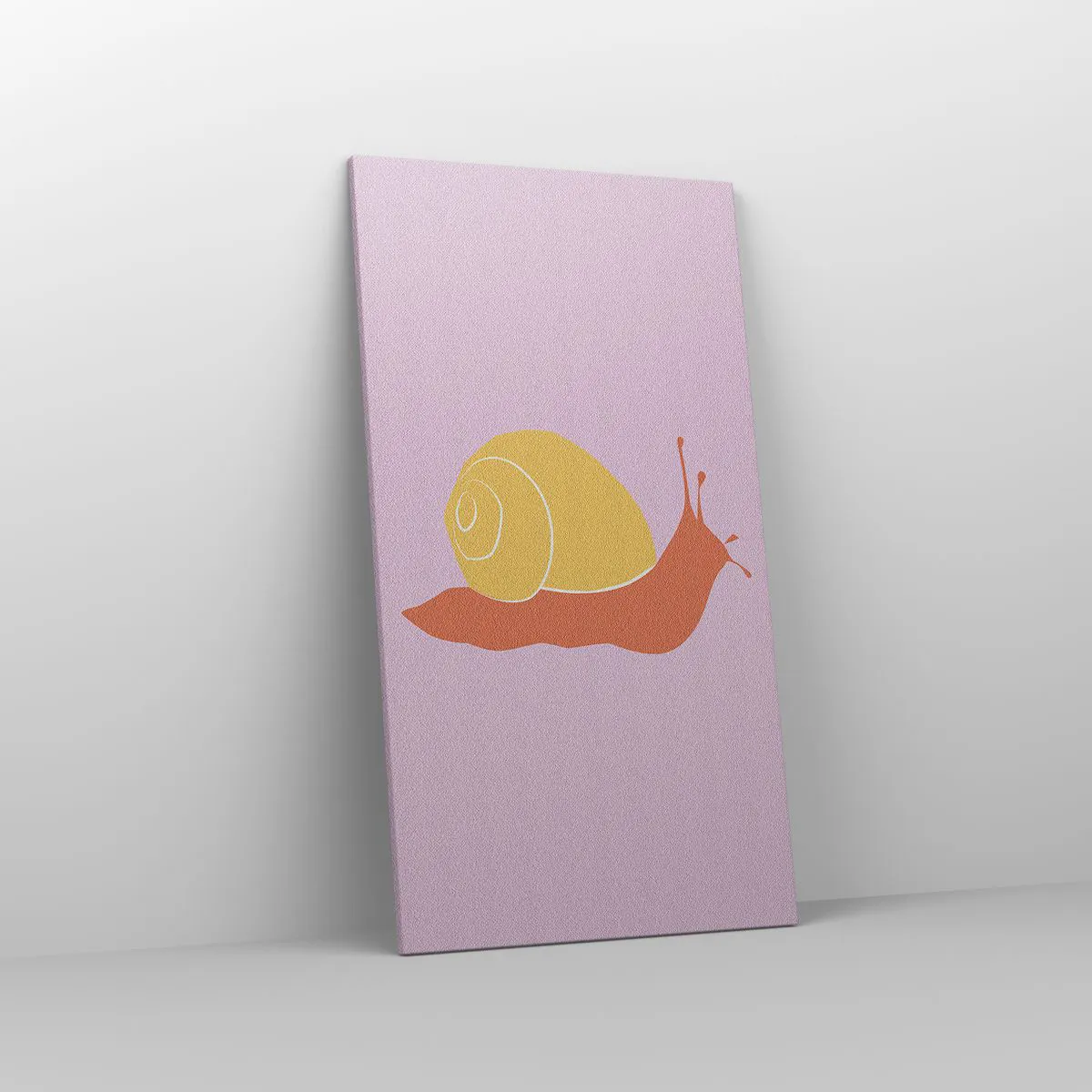 Schilderen op canvas - Er is geen haast - 55x100 cm