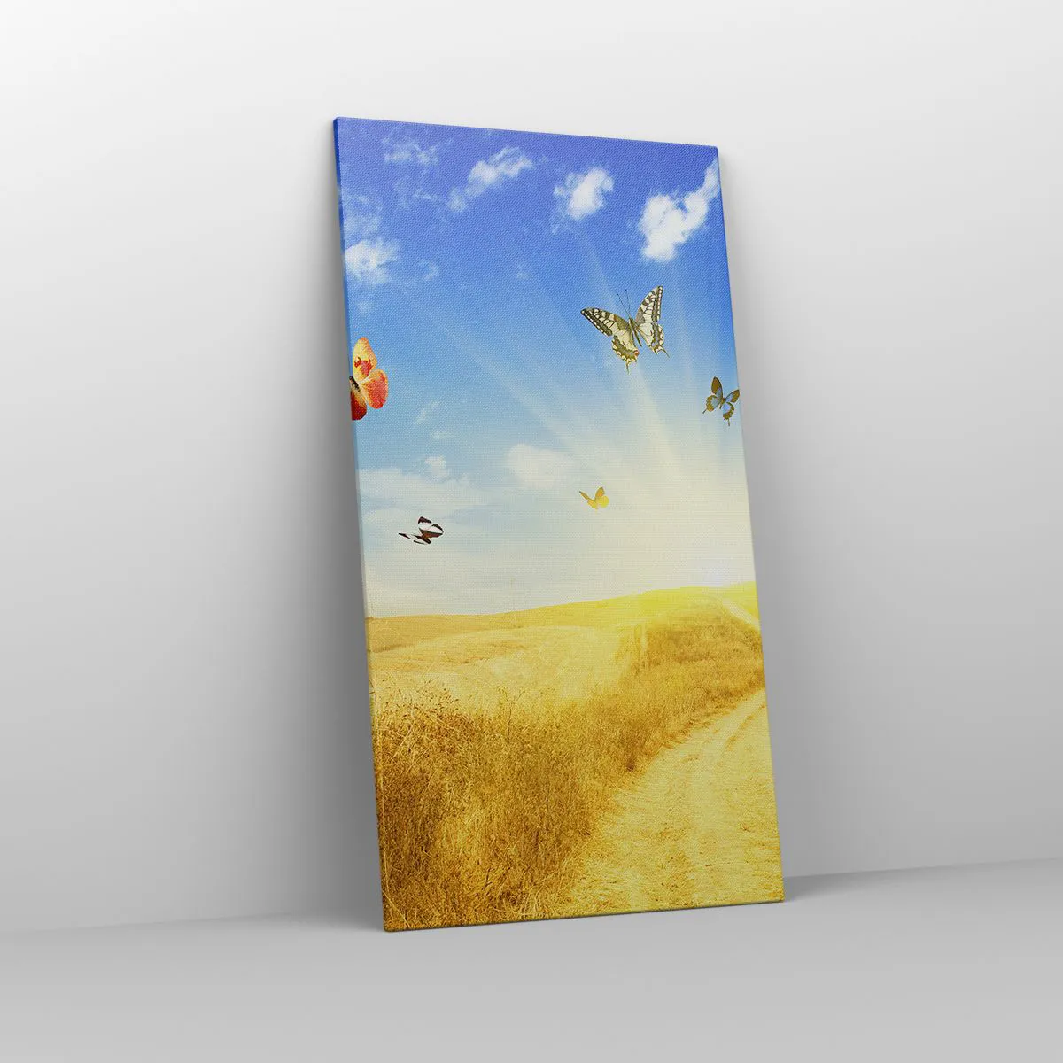 Bild auf Leinwand - Leinwandbild - Und wie kann man den Sommer nicht lieben? - 65x120 cm