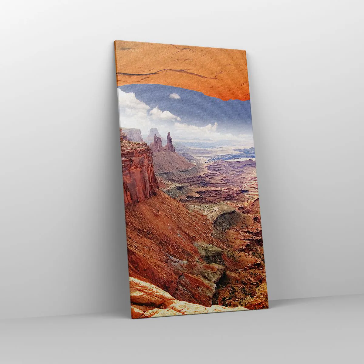 Canvastavla - Bild på duk - Skapat av naturen - 65x120 cm