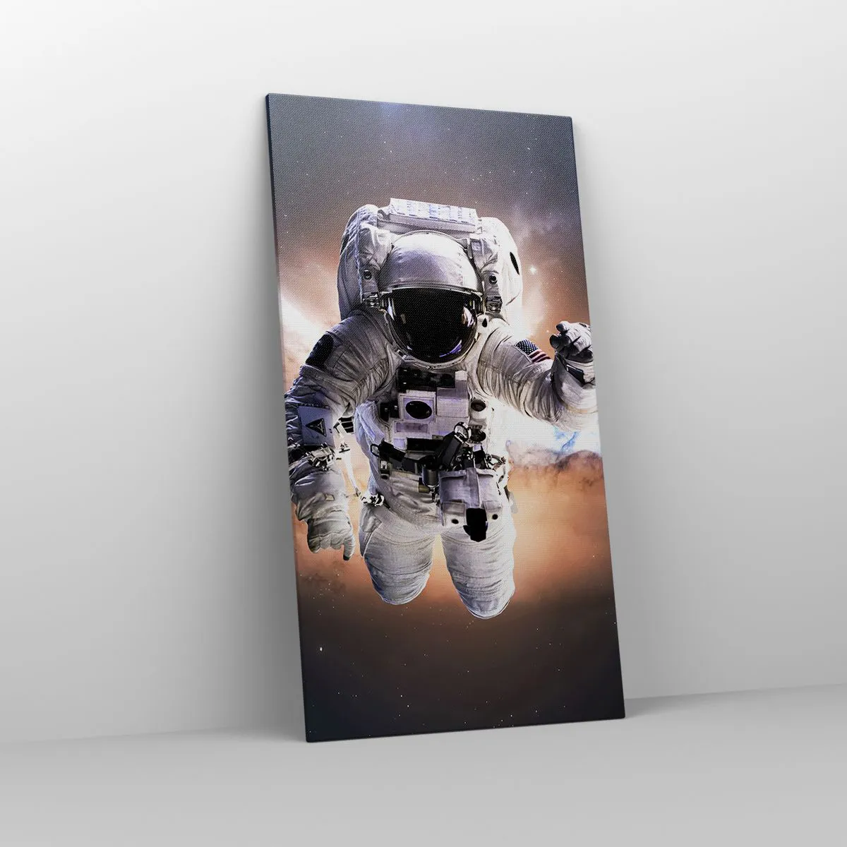 Impression sur toile - Image sur toile - Salutations de l'espace - 65x120 cm