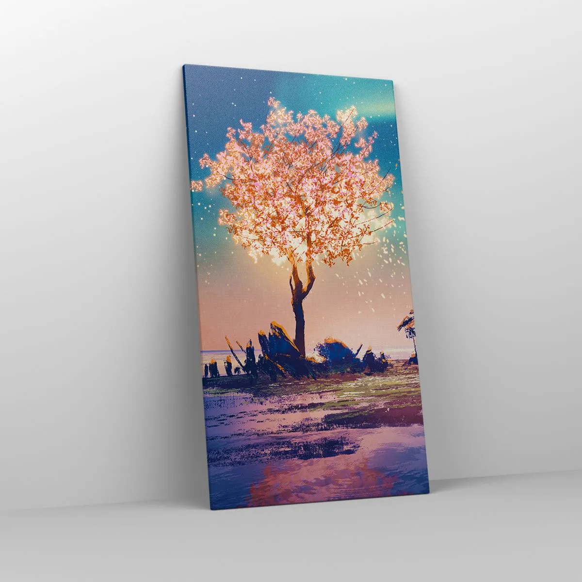 Cuadro sobre lienzo - Impresión de Imagen - La naturaleza perdura - 65x120 cm