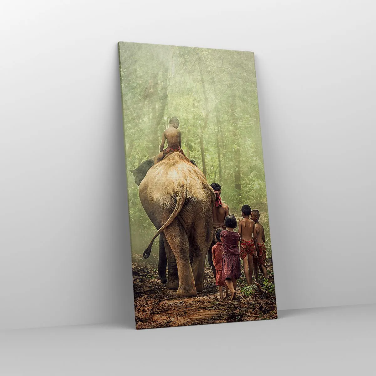 Schilderen op canvas - Nieuw Jungle Boek - 65x120 cm