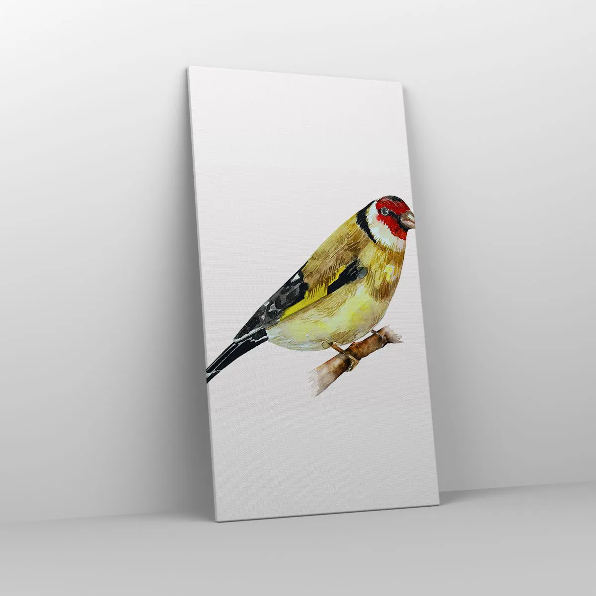 Canvas picture - Bird Portrait - 65x120 cm