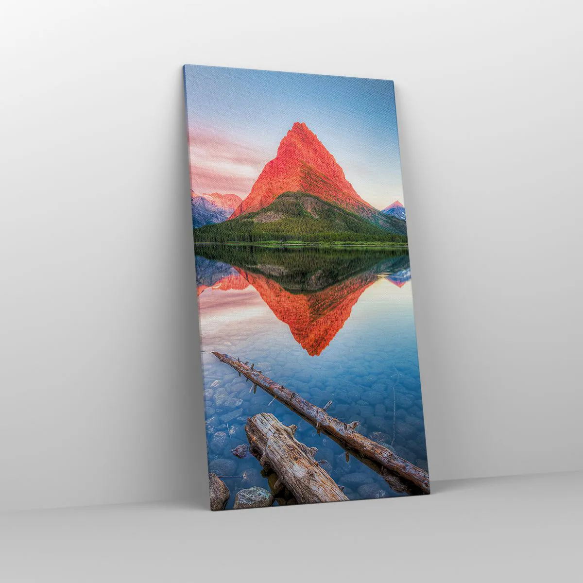 Cuadro sobre lienzo - Impresión de Imagen - Cálido y frío - 65x120 cm