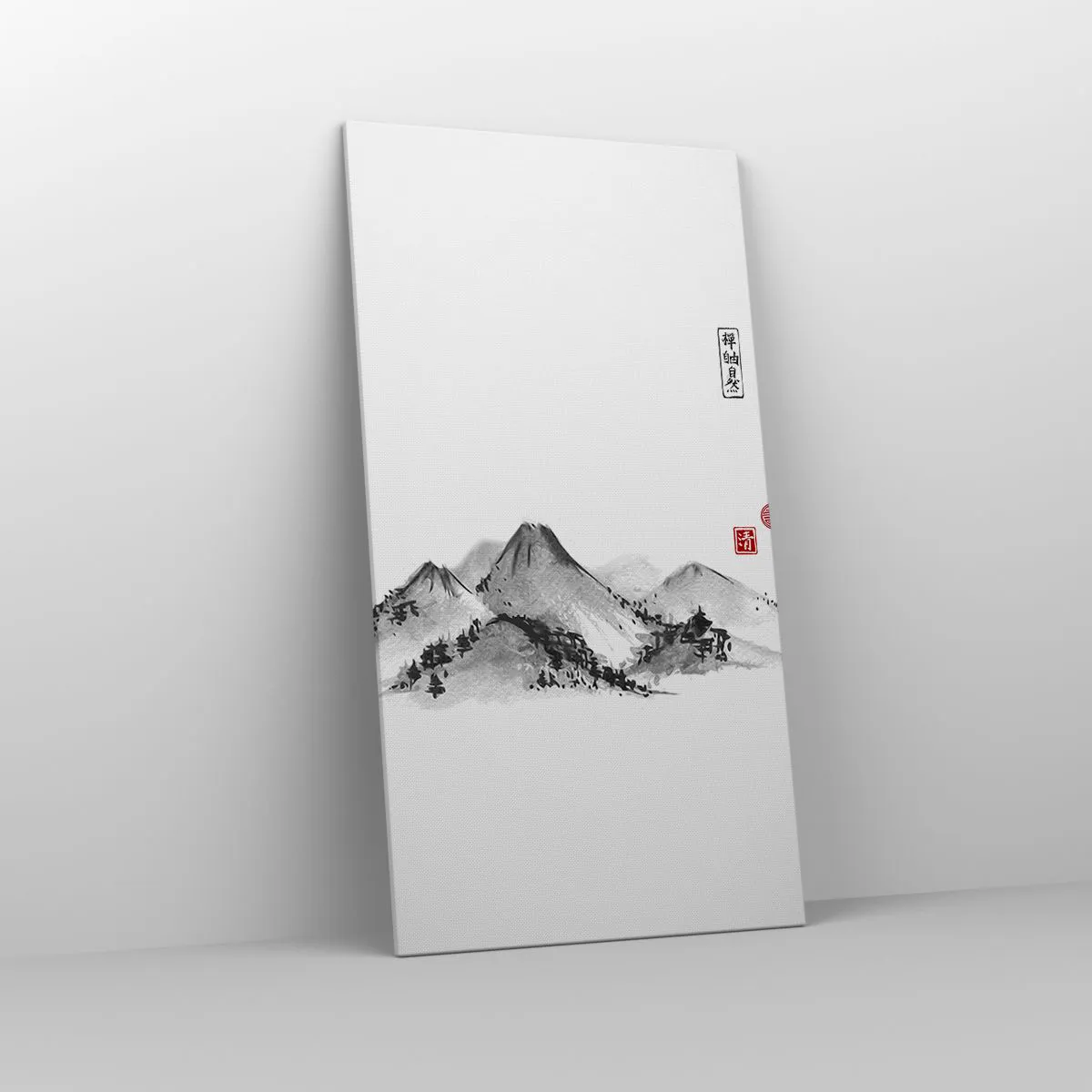 Lærredstryk - Billede på lærred - Langt væk - 65x120 cm