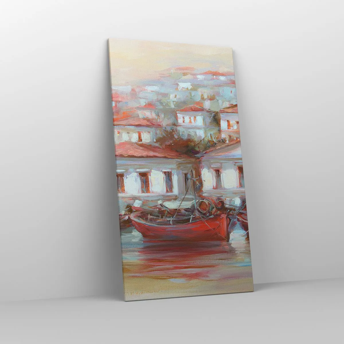 Obraz na płótnie - Szczęśliwe miasteczko - 65x120 cm