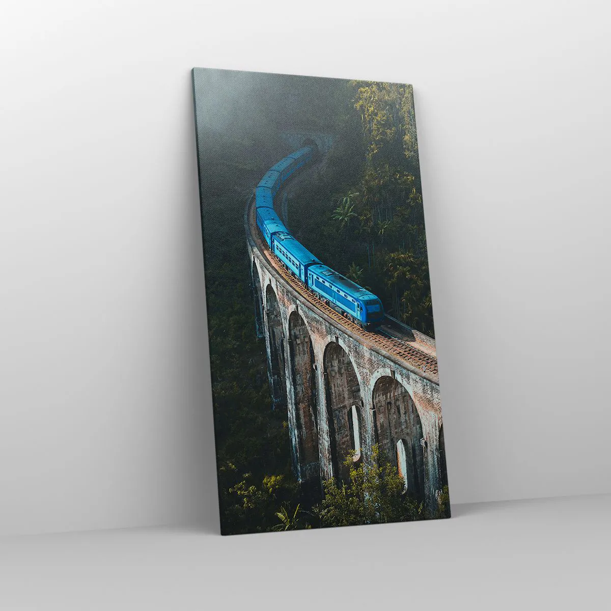 Impression sur toile - Image sur toile - Train nature - 65x120 cm