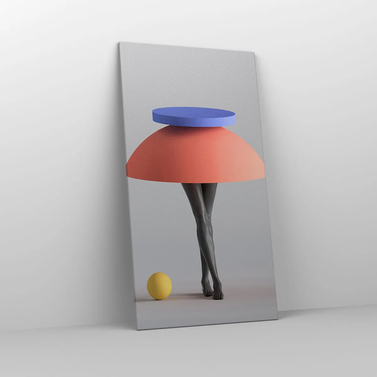 Obraz na płótnie - Kompozycja surrealistyczna - 65x120 cm