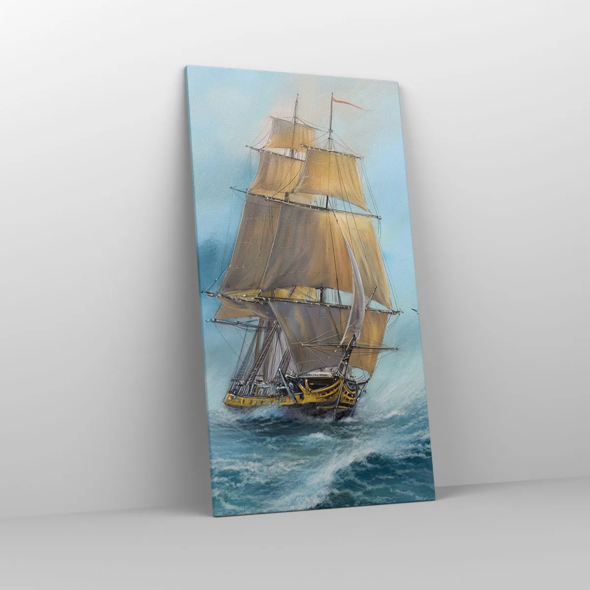 Quadro su tela - Stampe su Tela - Frangendo i flutti - 65x120 cm