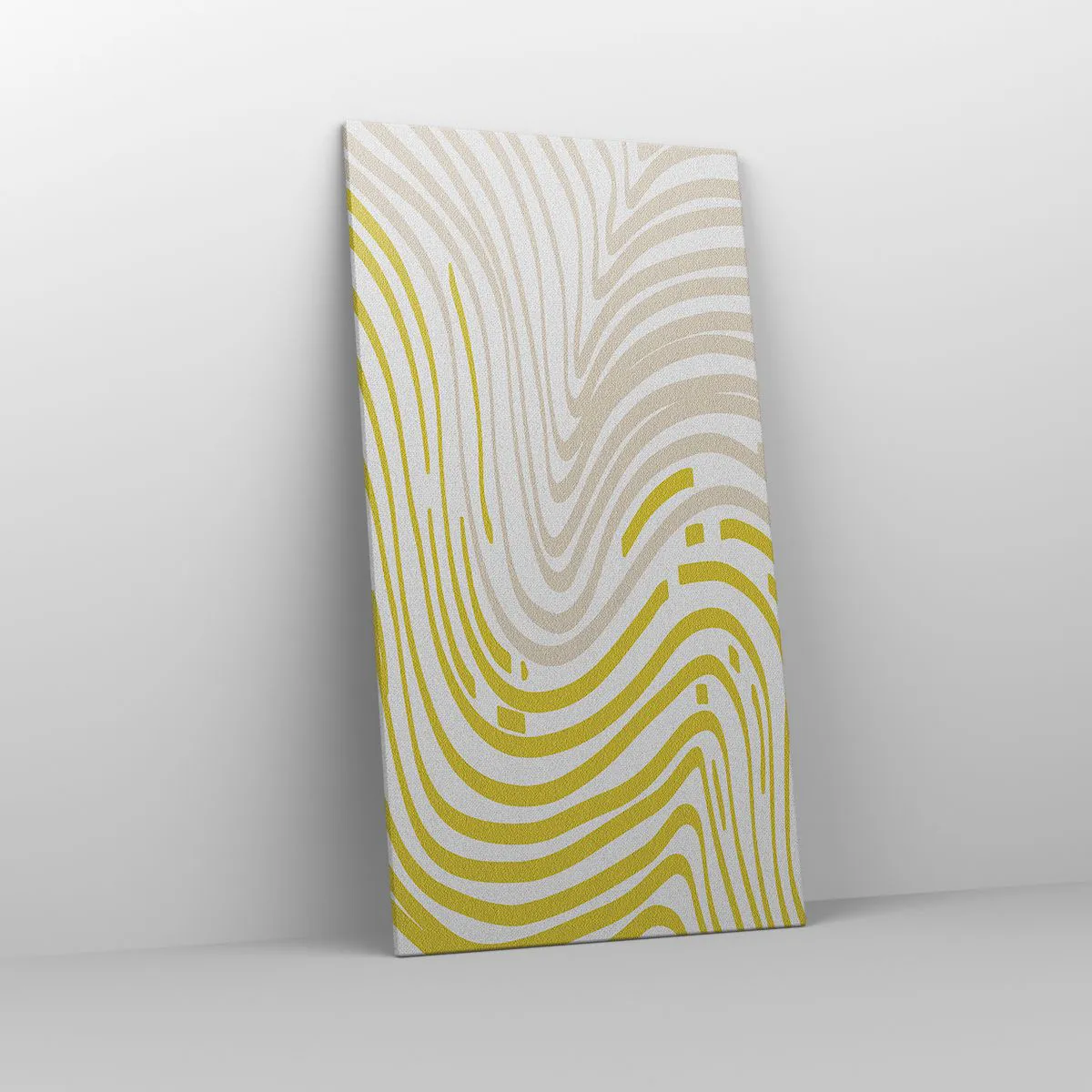 Schilderen op canvas - Een compositie met een zachte buiging - 65x120 cm