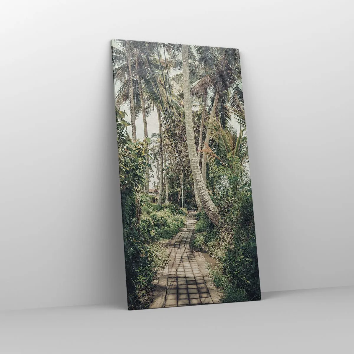 Vászonkép - Pálma sugárút - 65x120 cm